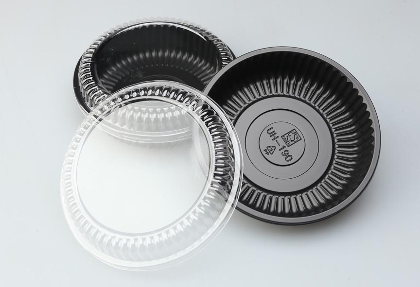 天地蓋食品餐盒BOPS透明蓋+黑色PP底3
